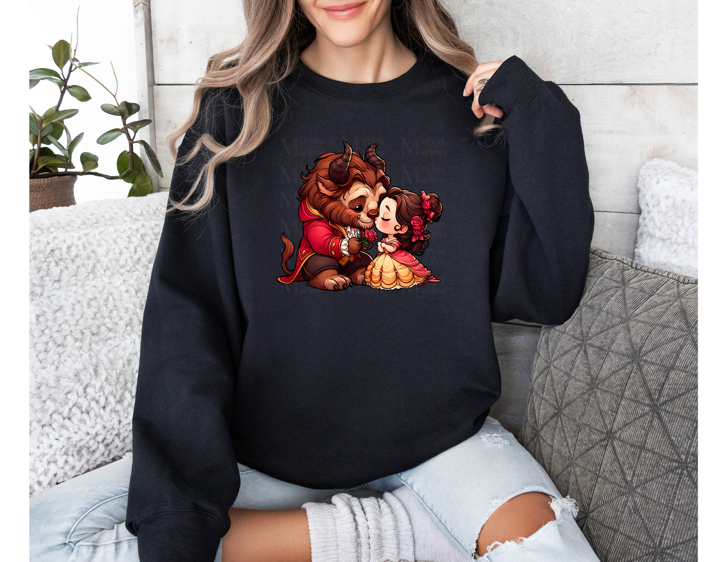 B&TB Love Crewneck Sweater