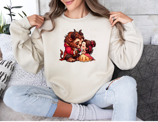 B&TB Love Crewneck Sweater