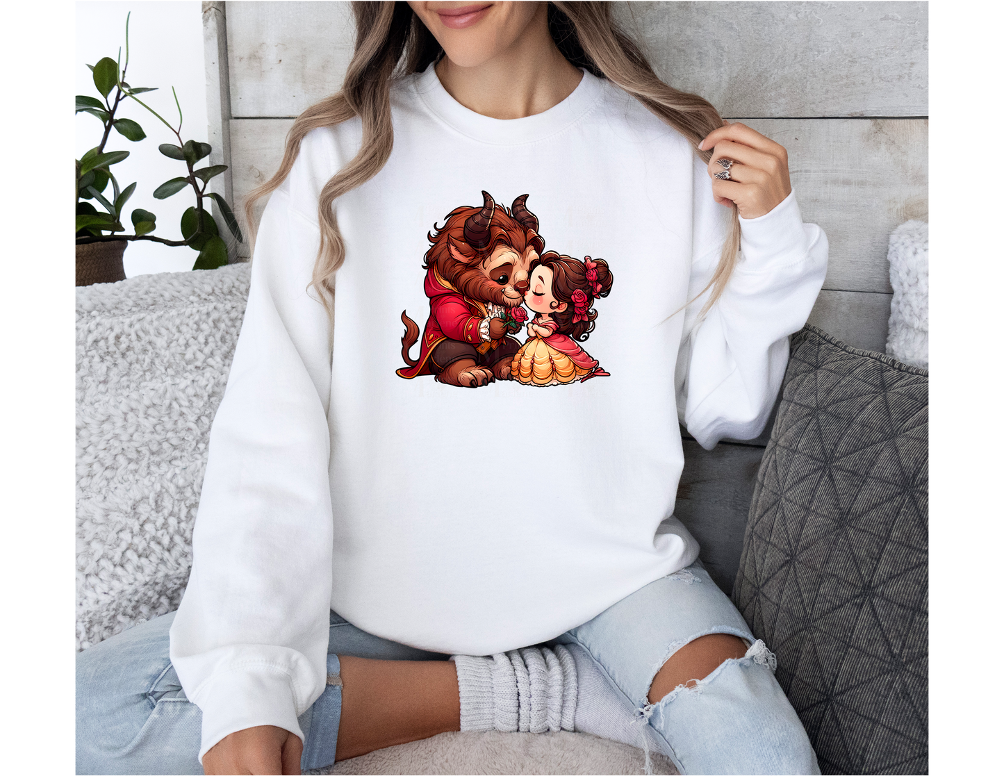 B&TB Love Crewneck Sweater