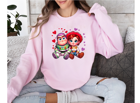 Buzz & Jess Love Crewneck Sweater