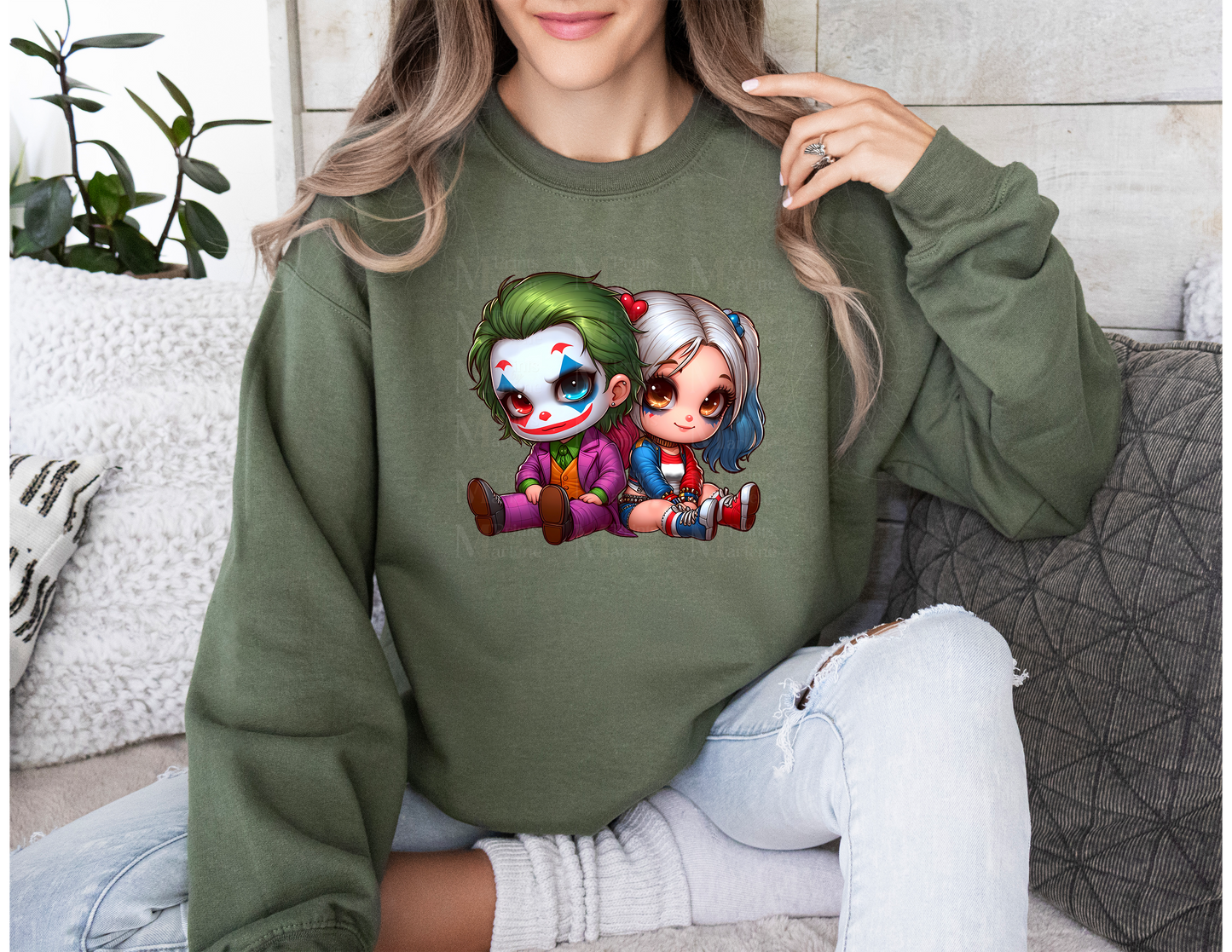 J&HQ Love Crewneck Sweater