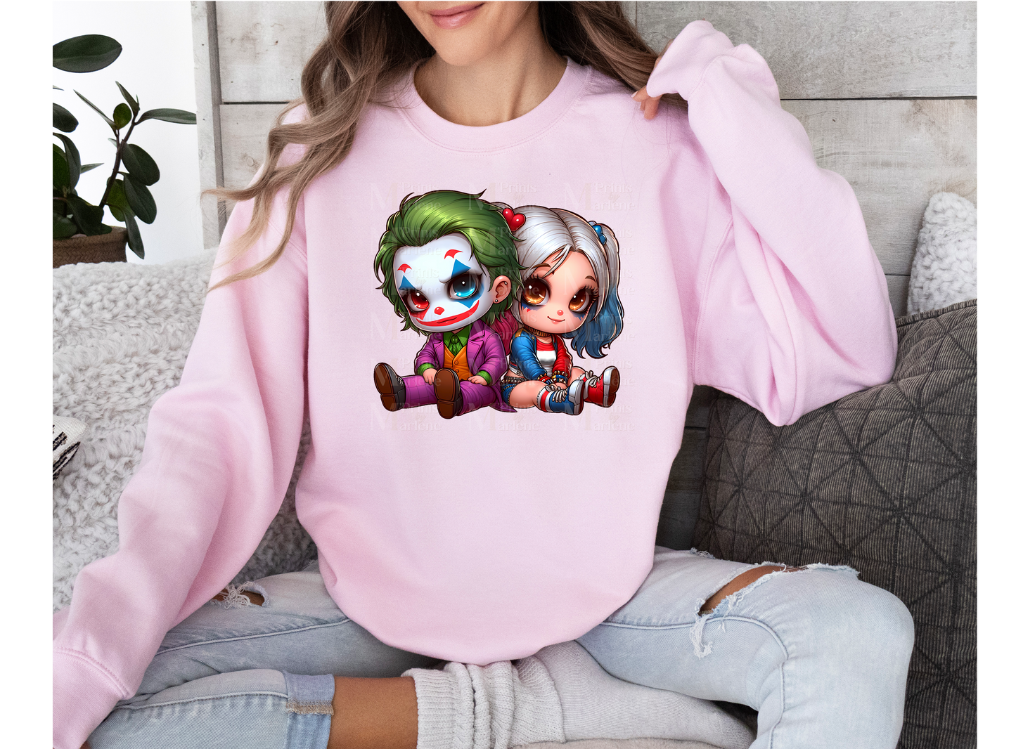 J&HQ Love Crewneck Sweater