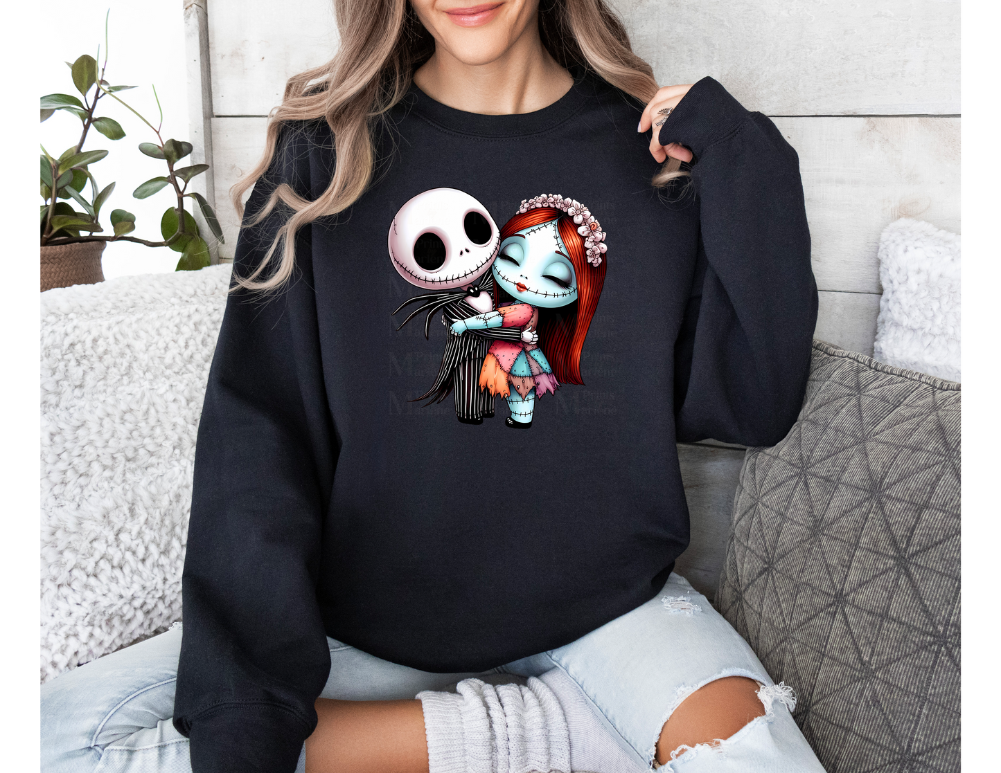 J&S Love Crewneck Sweater