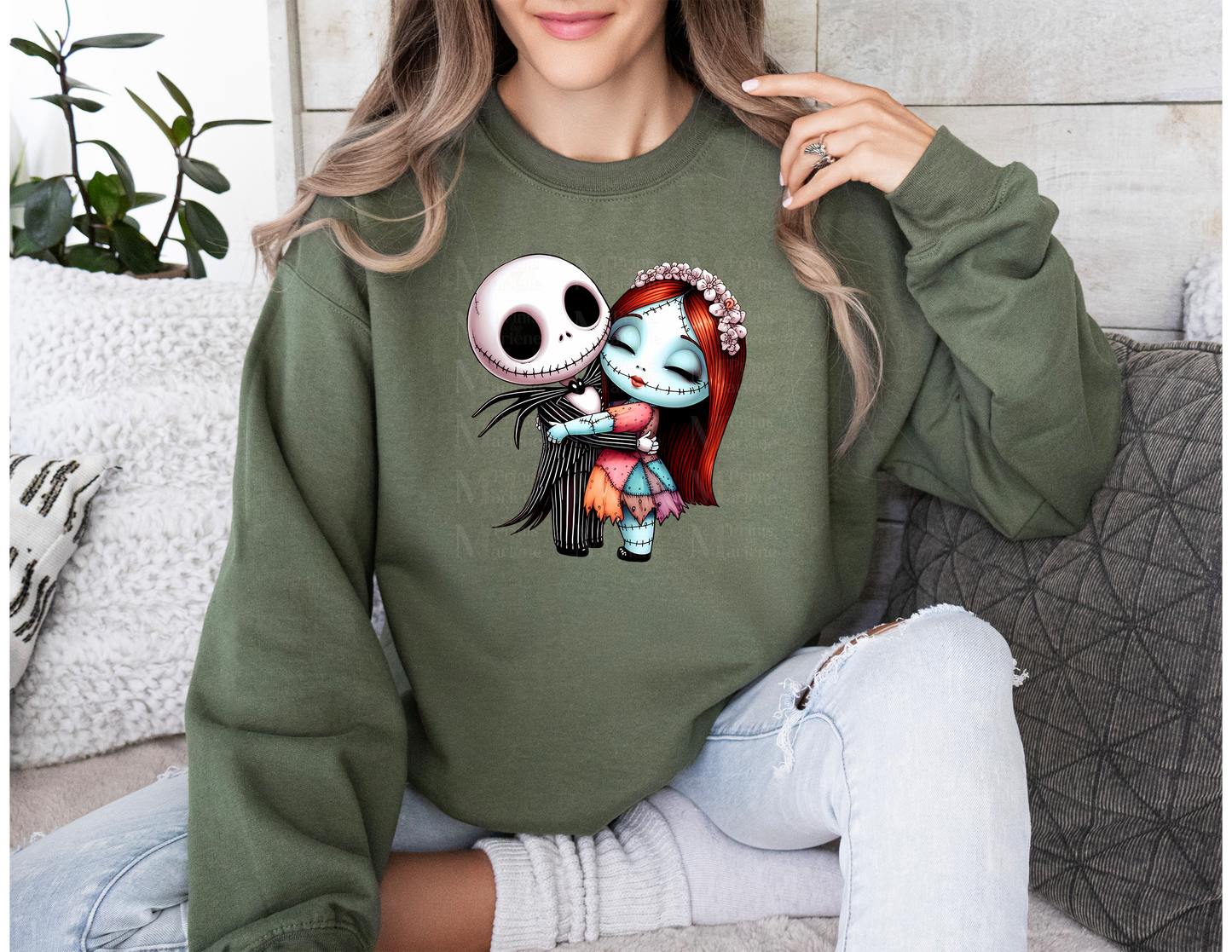 J&S Love Crewneck Sweater