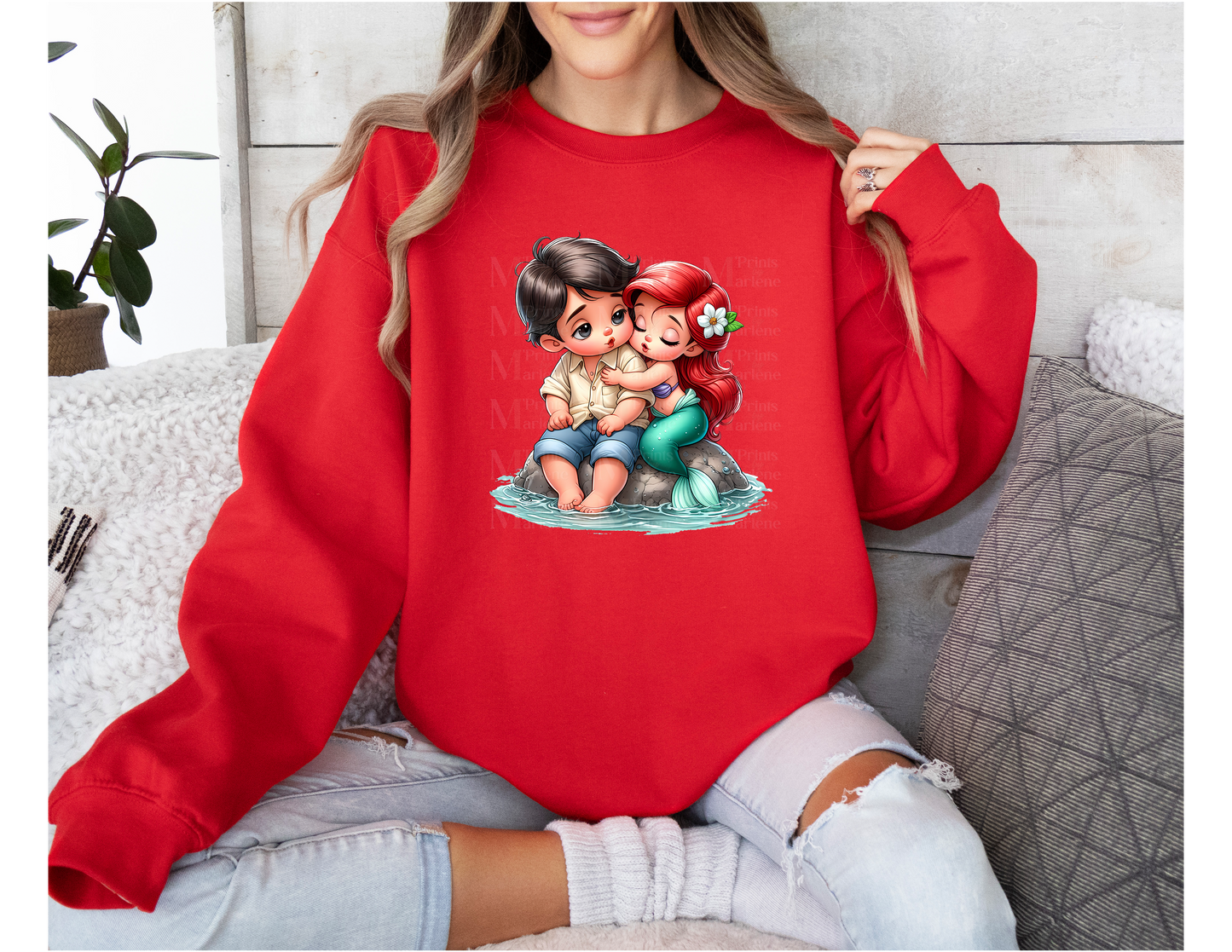 Mermaid Love Crewneck Sweater