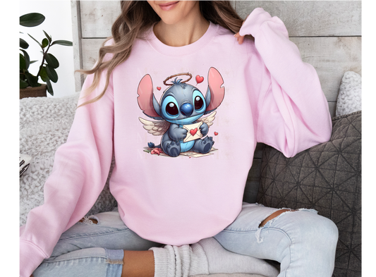 Stitch Cupid Crewneck Sweater