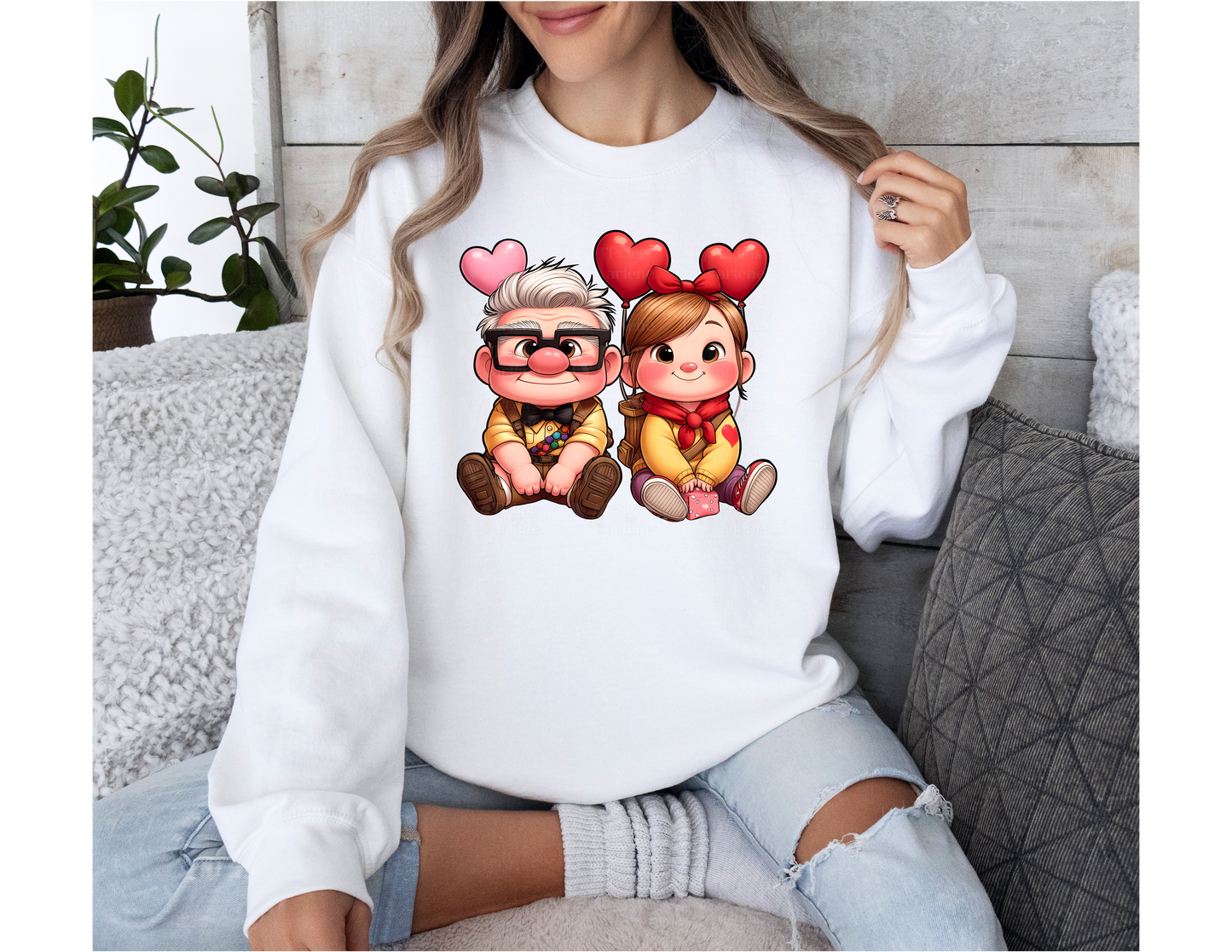 UP Couple Love Crewneck Sweater